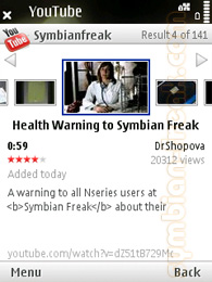 YouTube mobile