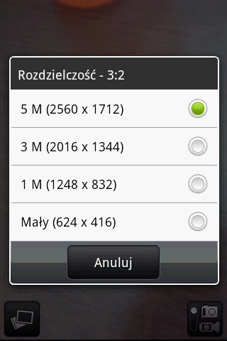 Htc Hero - aparat