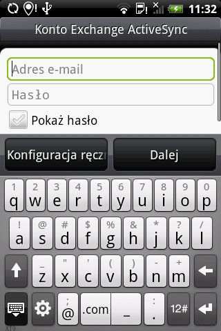 Htc Hero - poczta