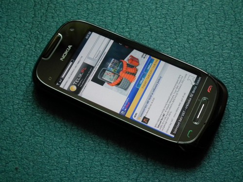 Test Nokia C7 - telix.pl, przeglądarka internetowa