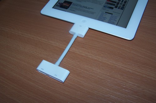 kabel HDMI do iPada2. 
