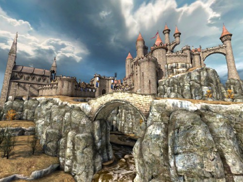 Demonstracja możliwości 3D iPada - Epic Citadel czyli Unreal Engine w akcji.