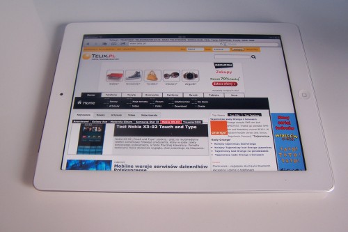 Biały iPad