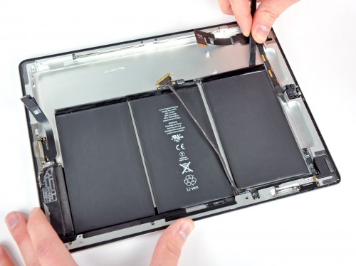 Bateria do iPad2 ma 25Wh - źródło iFixit.com
