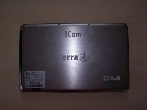 Tablet iCom 1050 - tylna ścianka