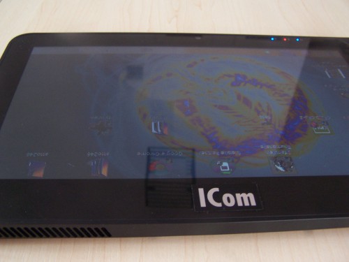 Tablet iCom 1050 - ekran