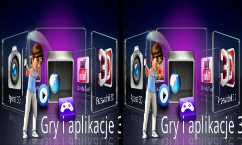 Menu aplikacji Przestrzeń 3D