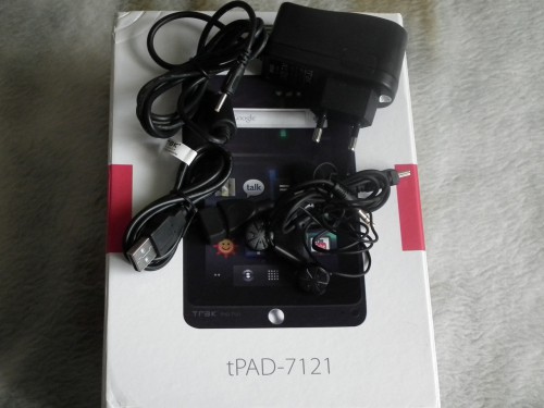 Test Trak tPad-7121: zestaw