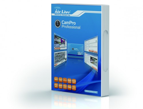 CamPro Professional - inteligentne oprogramowanie marki AirLive służące do nadzoru systemu monitoringu
