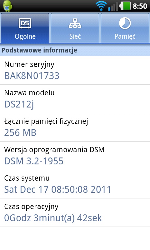 DiskStation DS212j: aplikacja DS finder