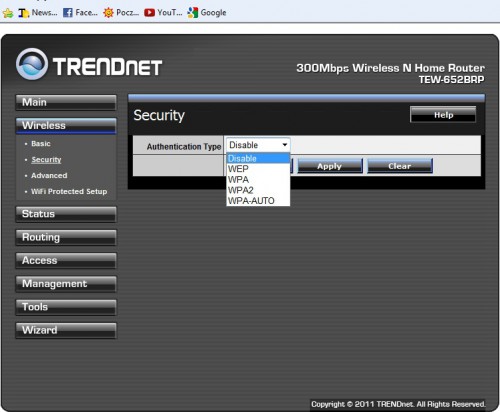 TRENDNet TEW-652BRP: security