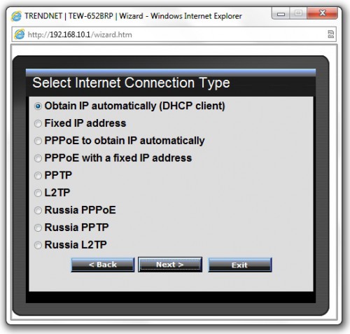 TRENDNet TEW-652BRP: Internet