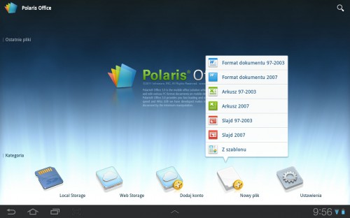 Polaris Office - aplikacja do edycji plików Word, Excel i Power Point