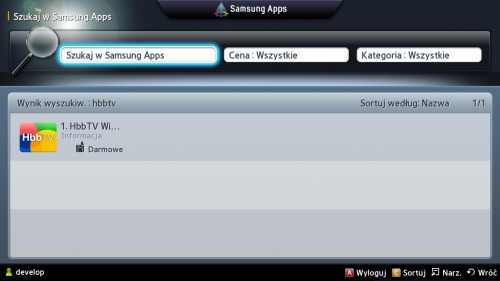 HbbTV w Samsung Smart TV