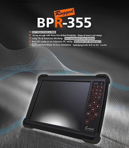 Odporny tablet Semi-Rugged BluePad model BPR-355