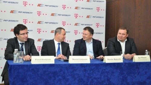 PKP IC - T-Mobile podpisanie umowy