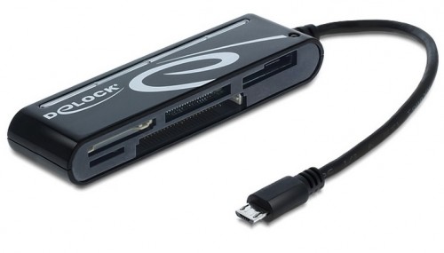 Delock Czytnik kart Micro USB OTG z 6 gniazdami