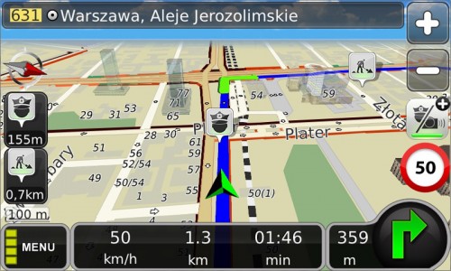 MapaMap 8.0 Android - tablet