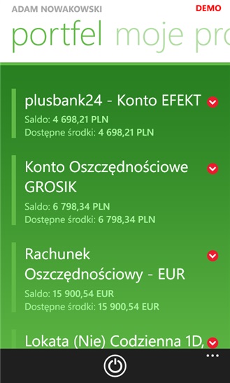 plusbank24 - Windows Phone (wersja minimum 7.5)