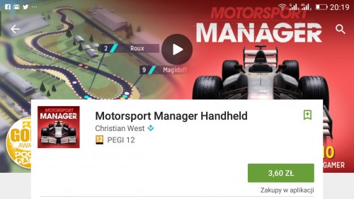 Motorsport Manager Handheld