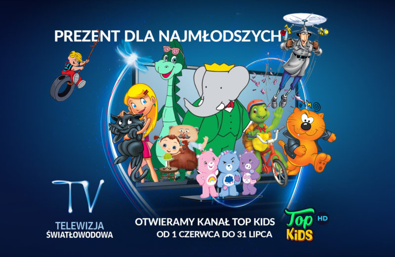 Top Kids otwarte okno Telewizja Swiatlowodowa
