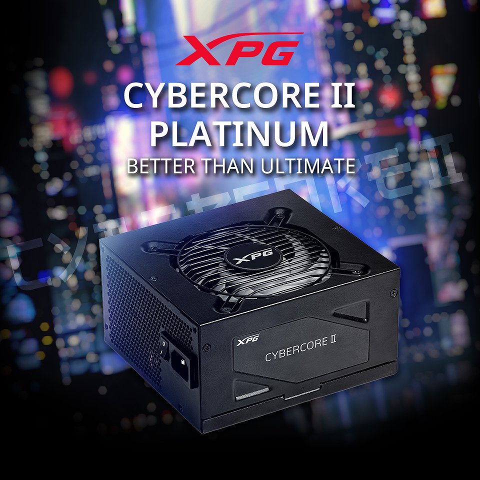 XPG wprowadza na rynek zasilacz CYBERCORE II Platinum