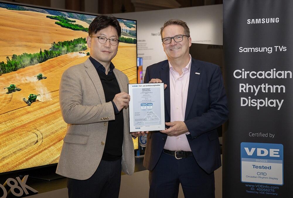 Komfort dla oczu – telewizory Samsung z certyfikatem „EyeCare Circadian”