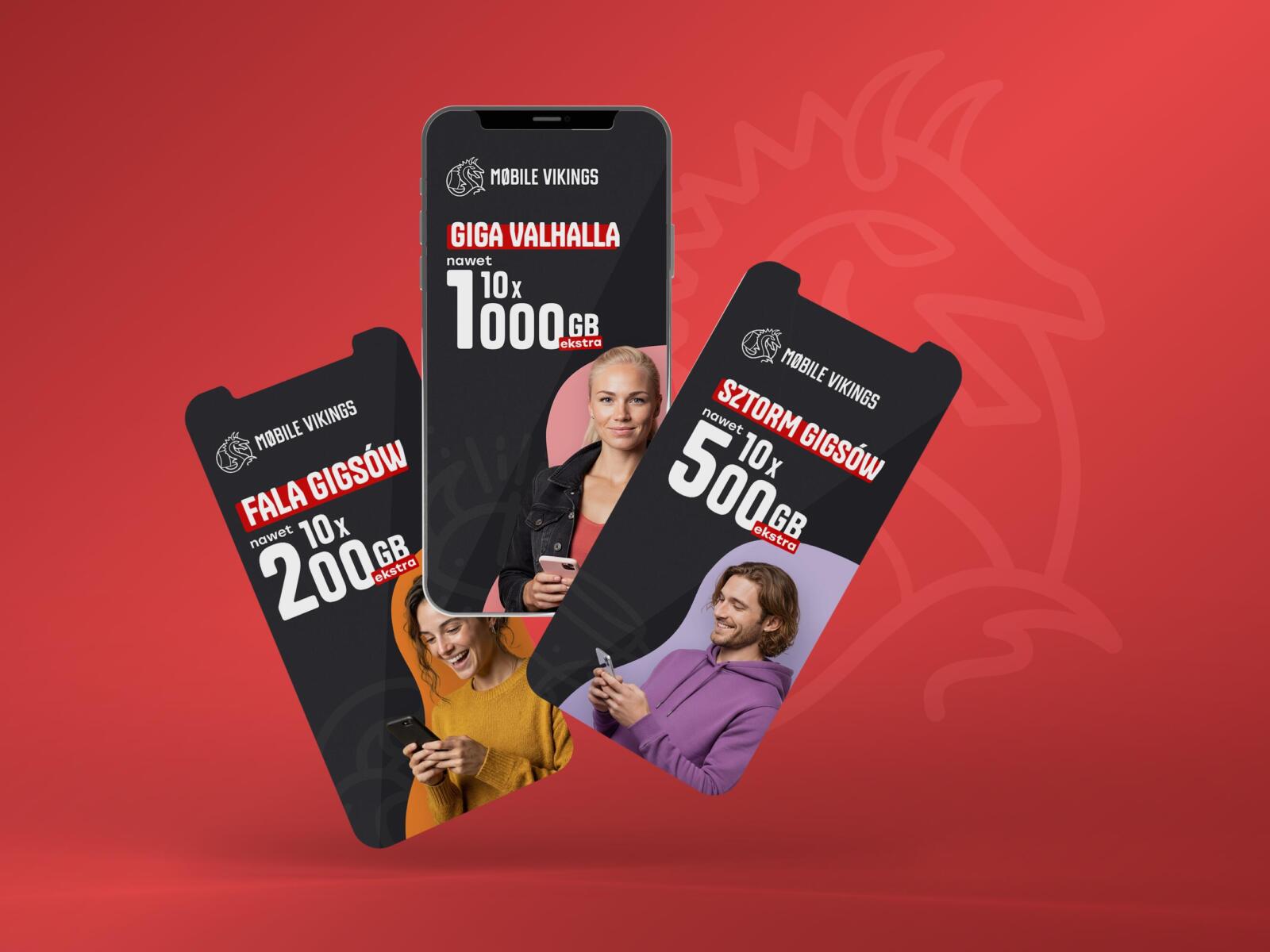 10 × 1000 GB Ekstra, czyli nawet 11 800 GB internetu – MOBILE VIKINGS uruchamia nową promocję