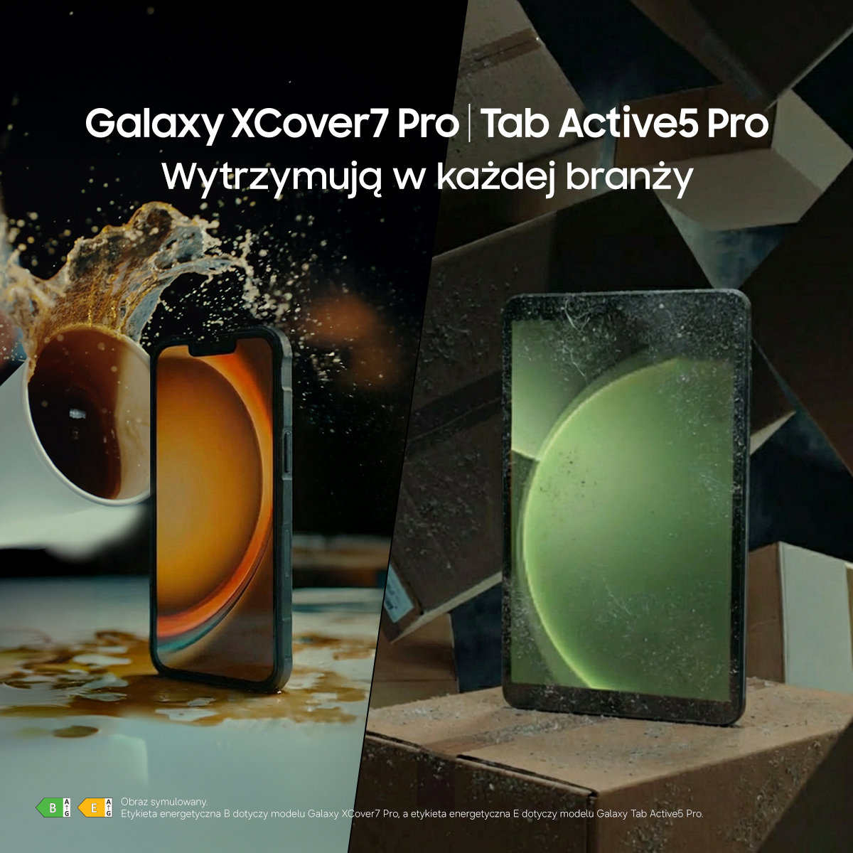Samsung promuje urządzenia do pracy w trudnych warunkach